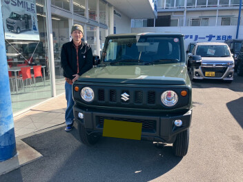 ジムニーご納車おめでとうございます!!!